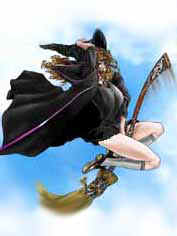 Flying Hermione - needs a longer skirt!