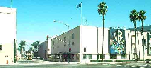 The entrance gate of Warner Bothers studios